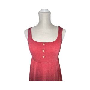 SHEIN EZwear Red Rib Knit Tank Fit and Flare Mini Dress Size XS